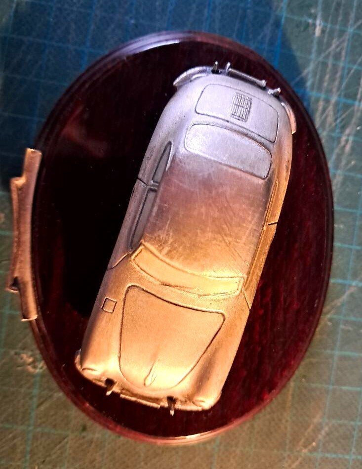 Porsche 356 σε ξύλινο βάθρο. - Porsche - 356 #3.2