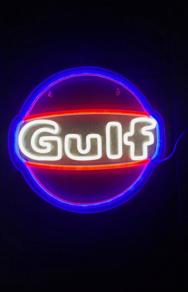 Gulf illuminated sign - Advertising sign - Plastic #1.0