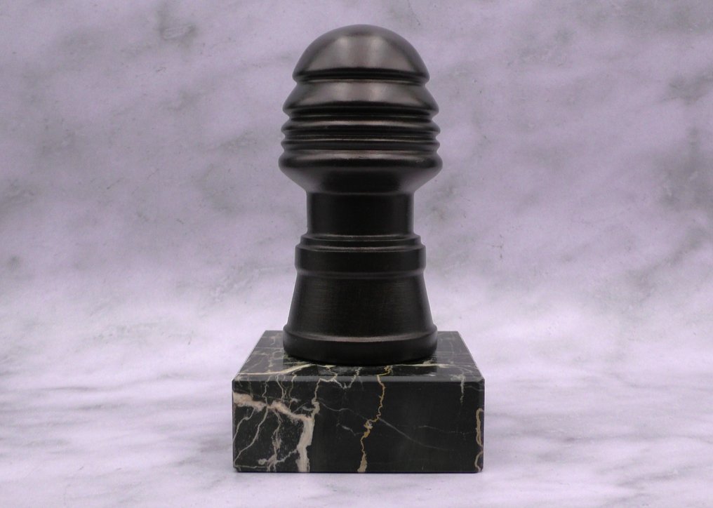 Futurisme Buste - Verzamelobject - Renato Bertelli (1900-1974) - Προτομή, Profile continuo del Duce - 180 mm - Αλαβάστρο - 1995 #4.3