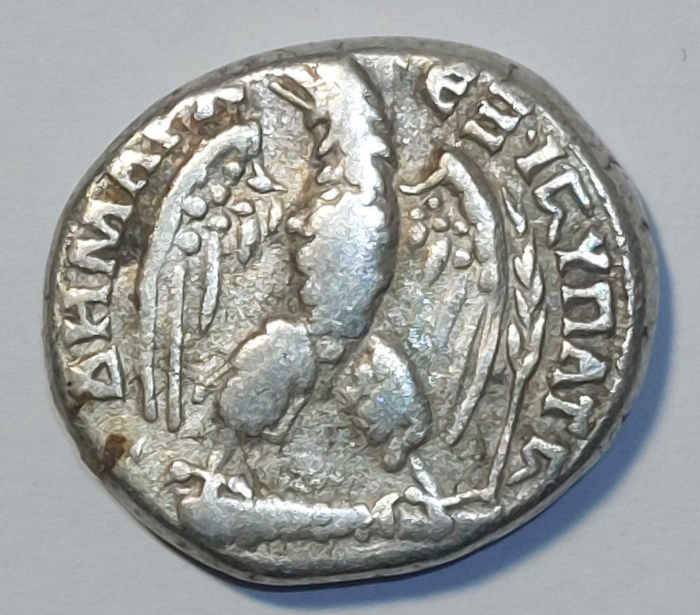 Roman Empire (Provincial) Lote de 3 Tetradracmas AR de Seleucis y Pieria, Antiochia ad Orontem. Incl.: Trajano y Elagábalo #2.1