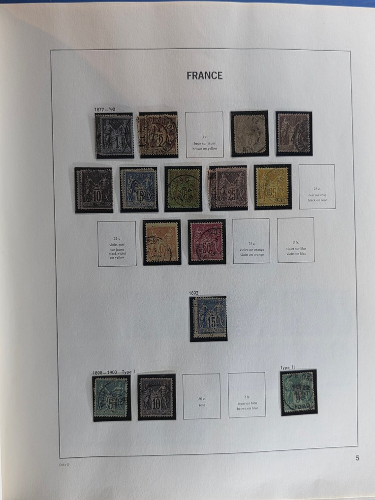 歐洲 1862/1984 - 三个收藏在三张专辑中，包括法国和梵蒂冈城。 #4.3