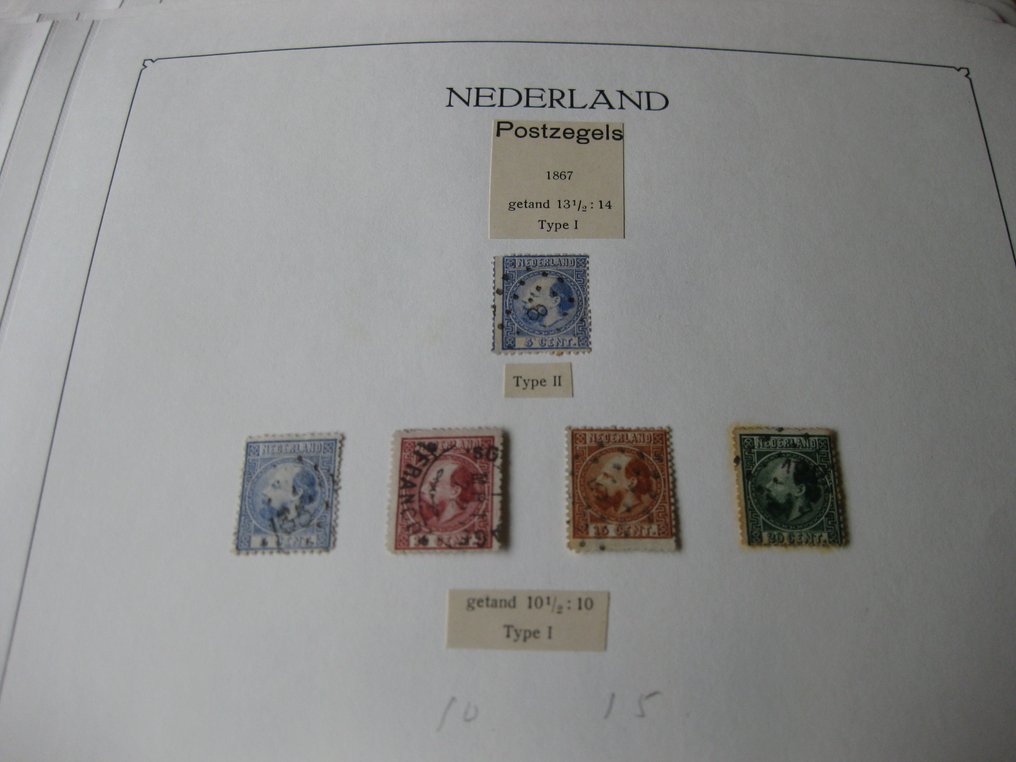Olanda 1864/1980 - Colecție frumoasă cu multe modele clasice și variații de cadran. #1.0