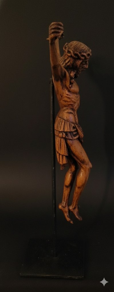 Sculpture, Corpus Christi - XIXème - 32 cm - Buis #3.2