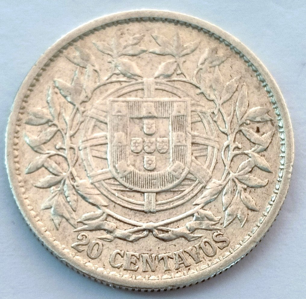 Portugal. Republic. Set - 20 Centavos -1913 + 1916 - 2 moedas  (Zonder minimumprijs) #2.1