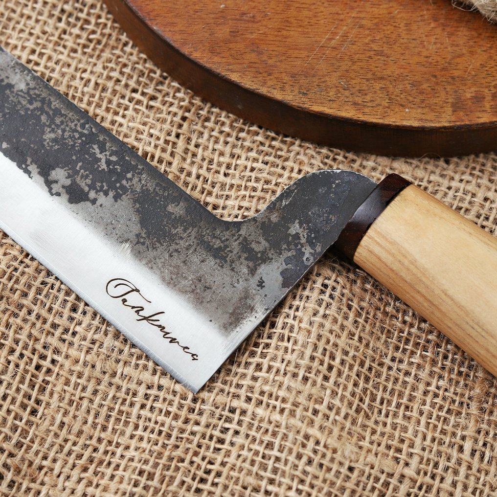 Nóż stołowy - CD-RW636 - Drzewo oliwne - Nóż japoński Usuba #2.1