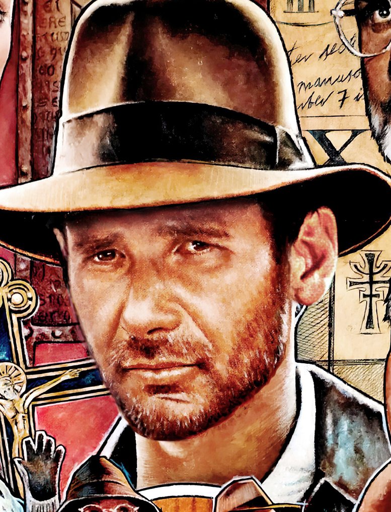 Oscar Garcia Calibos - 印第安纳琼斯 - INDIANA JONES - Quest for the Grial - Gicleé - Print #2.1