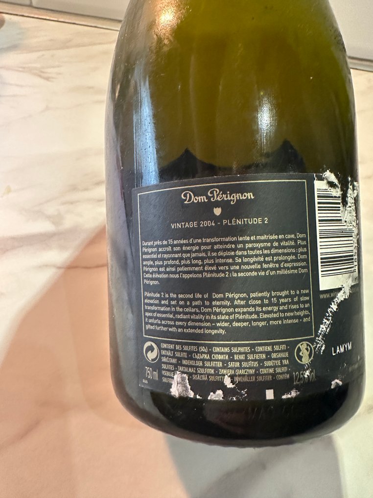 2004 Dom Pérignon, P2 - Champagne Brut - 1 Pullo (0.75L) #3.2