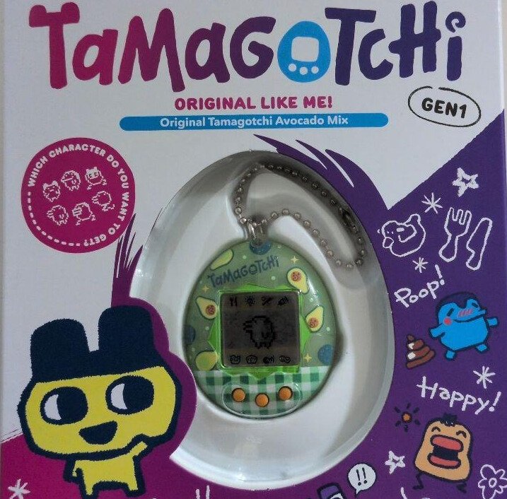 Bandai - Tamagotchi - Gen 1 “Avocado Mix” With Original Box & Manual - Console per videogiochi portatile - Nella scatola originale #1.0