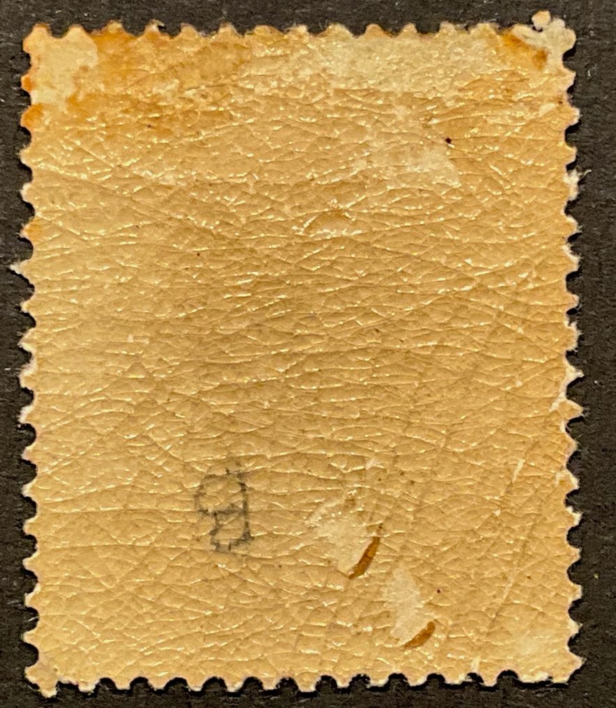 比利時 1867 - Leopold I 侧面像 - 40 分法郎朱红色 - OBP/COB 20A - T15 (kamtanding) #2.1