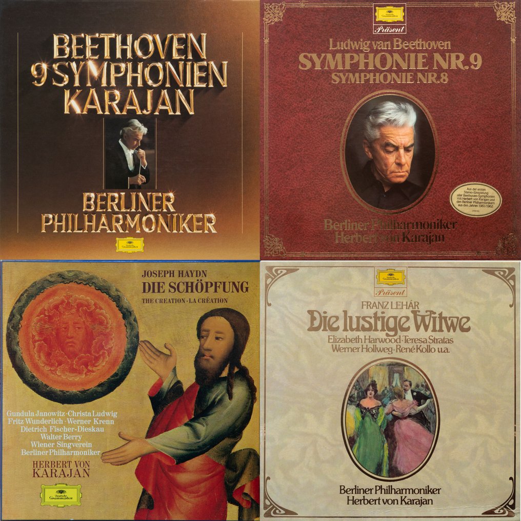 Herbert von Karajan - Excellent collection of 6 Boxsets. - LP 套裝 - 1956 #1.0