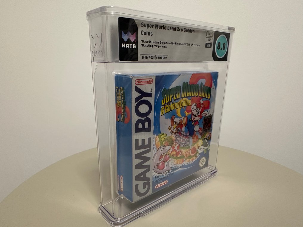 Nintendo - Gameboy Classic - Rare Opportunity! Super Mario Land 2: 6 Golden Coins (Game Boy, 1992) – WATA 8.0 CIB – Collector’s - Video game - In original box #1.0