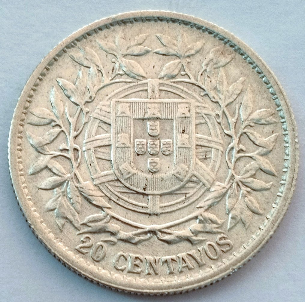 Portugal. Republic. Set - 20 Centavos -1913 + 1916 - 2 moedas  (Zonder minimumprijs) #4.3