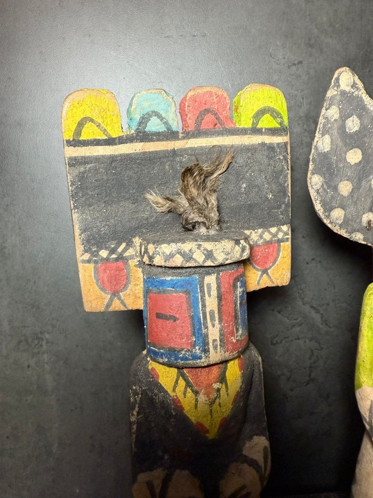 Poupées dans le style kachina hopi - Bois #4.3