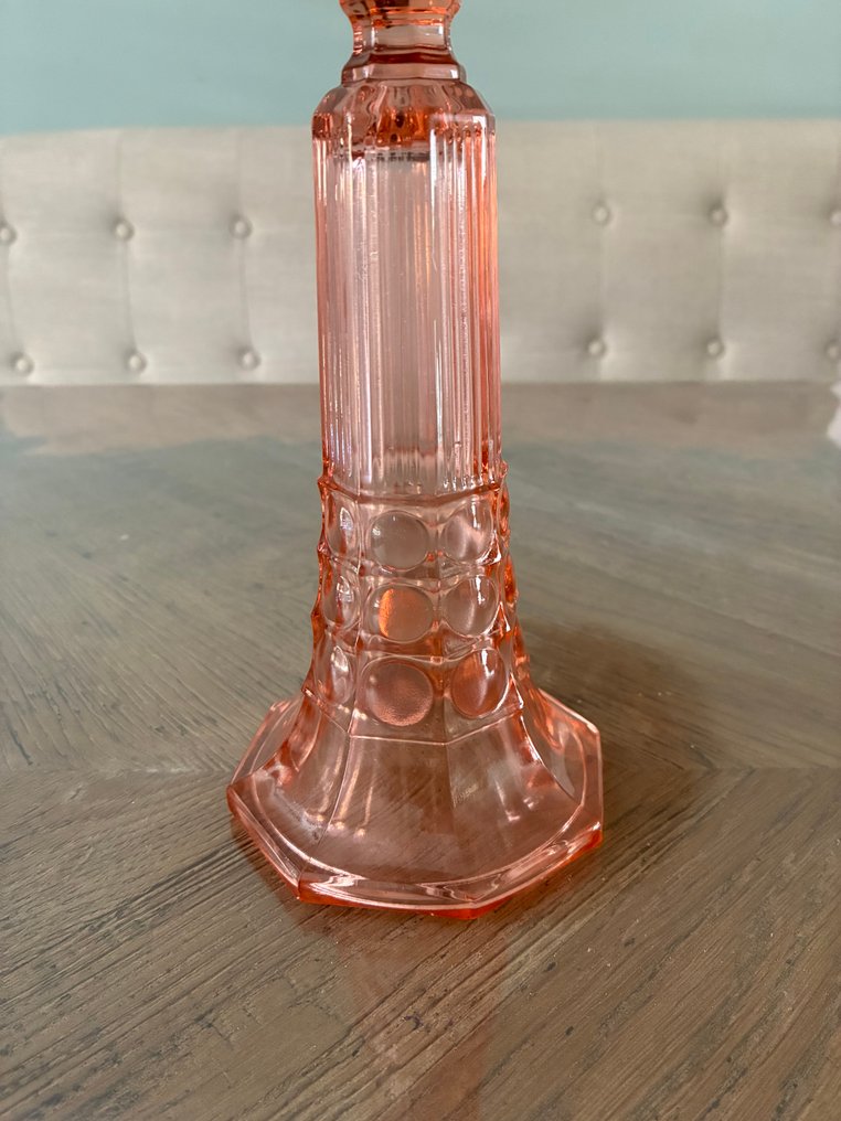 Val Saint Lambert - Charles Graffart, René Delvenne - Candleholder (3) - Glass - Luxval series #1.0