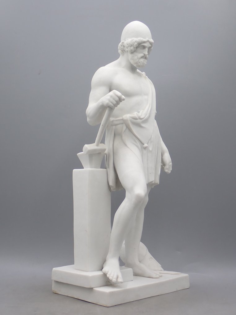 Royal Copenhagen - Bertel Thorvaldsen - Figure - Statue of Vulcan - Porcelaine #1.0