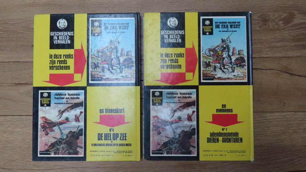 Geschiedenis in beeldverhalen / Don Basco / Red Ryder - 15 Album - First edition - 1975/1986 #3.2