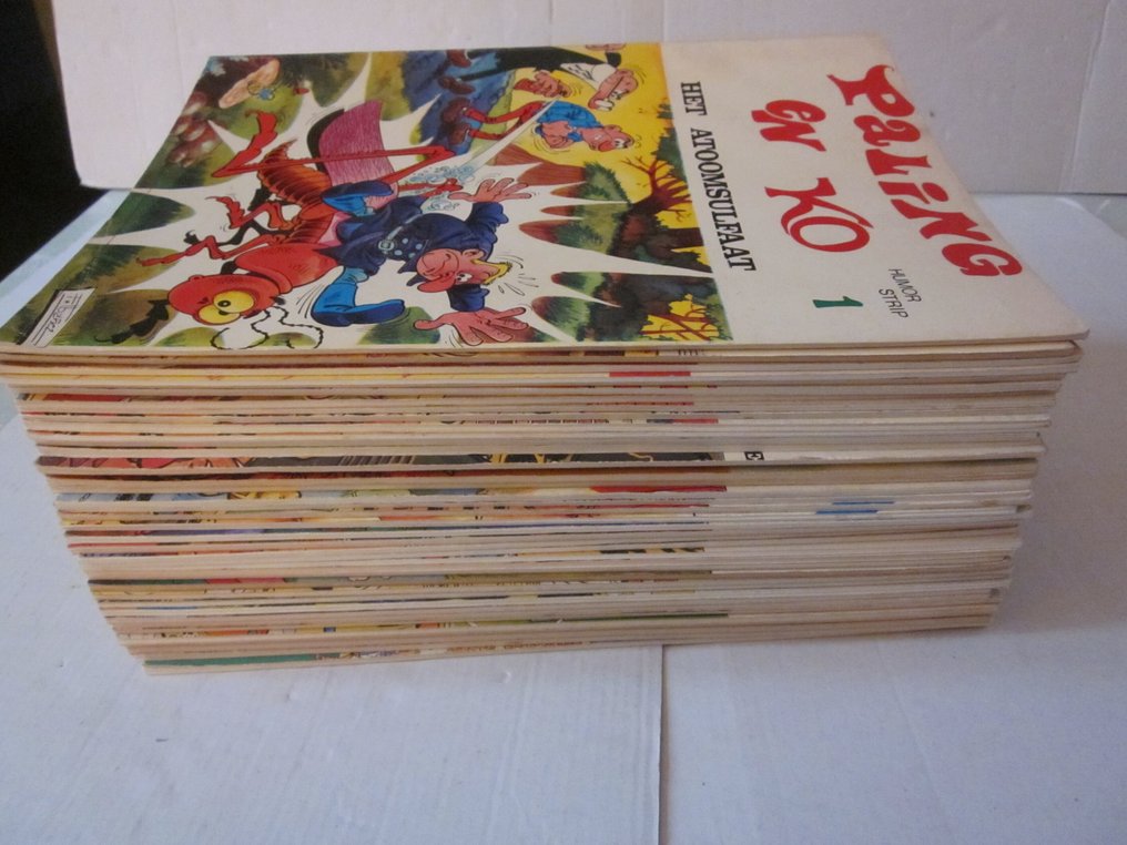 Paling en Ko 1 t/m 40 - opeenvolgende reeks SC - 40 Album - Première édition/réimpression - 1971/1984 #3.2