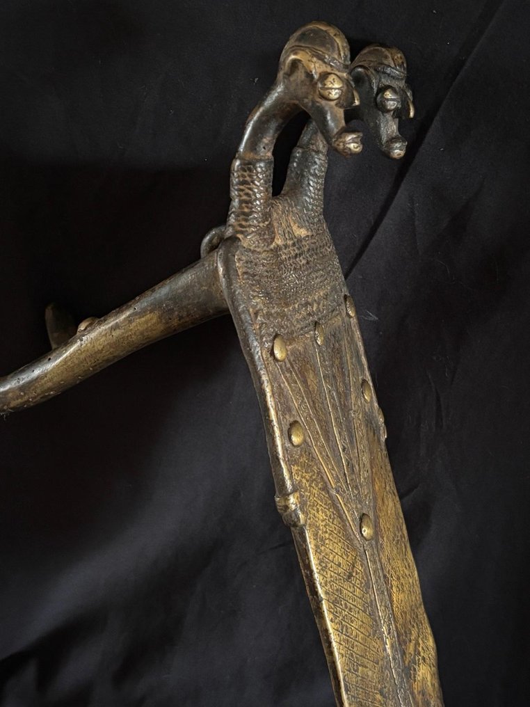 stool - Lobi stool with 2 heads - Lobi - Burkina Faso #1.0