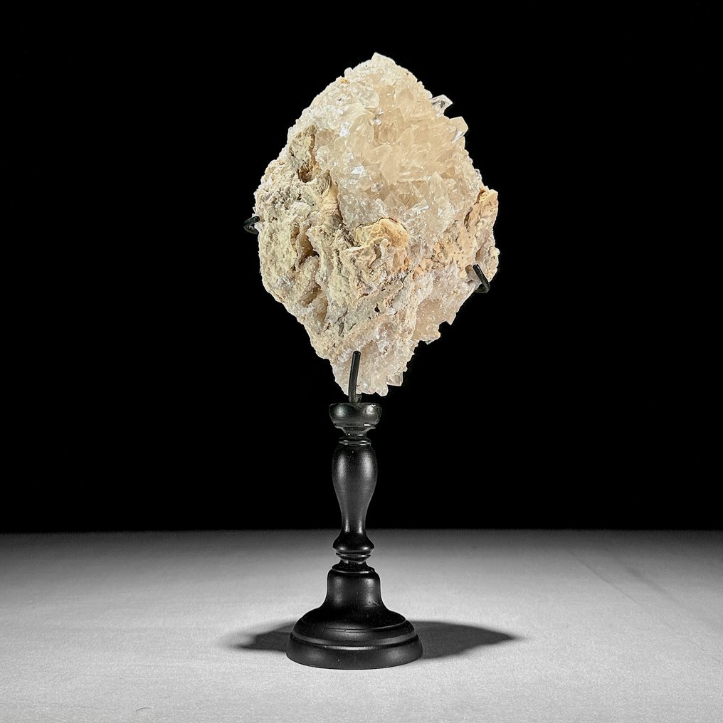 Ei lähtöhintaa - Upea kvartsi- ja pyriittipari Kristallikimppu räätälöidyillä jalustoilla- 2500 g - (2) #2.1