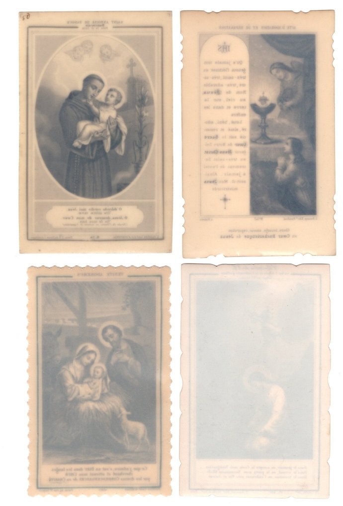 遗迹 (24) - Celluloid-cellulose - 1950-1960 - 24幅宗教画 #3.2