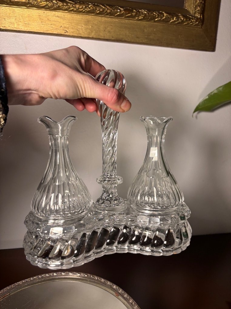 Baccarat, attr. - 調味瓶套裝 - Bamboo Tors - 水晶 #1.0