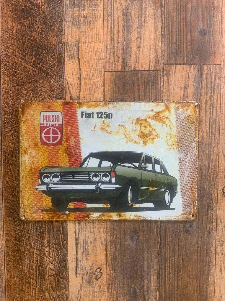 Metall-targa - Markedsføringstegn - plate #1.0