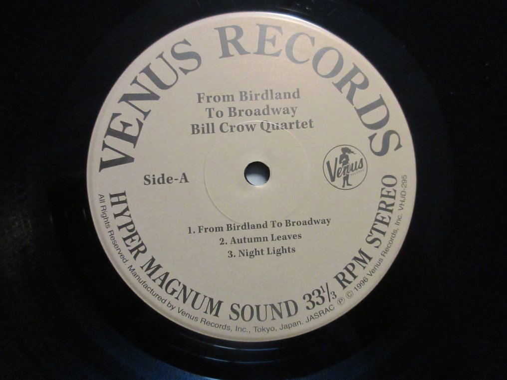 Bill Crow Quartet - From Birdland To Broadway - Limited edition - 2xLP Album (double album) - Japanese pressing - 2024 #2.1
