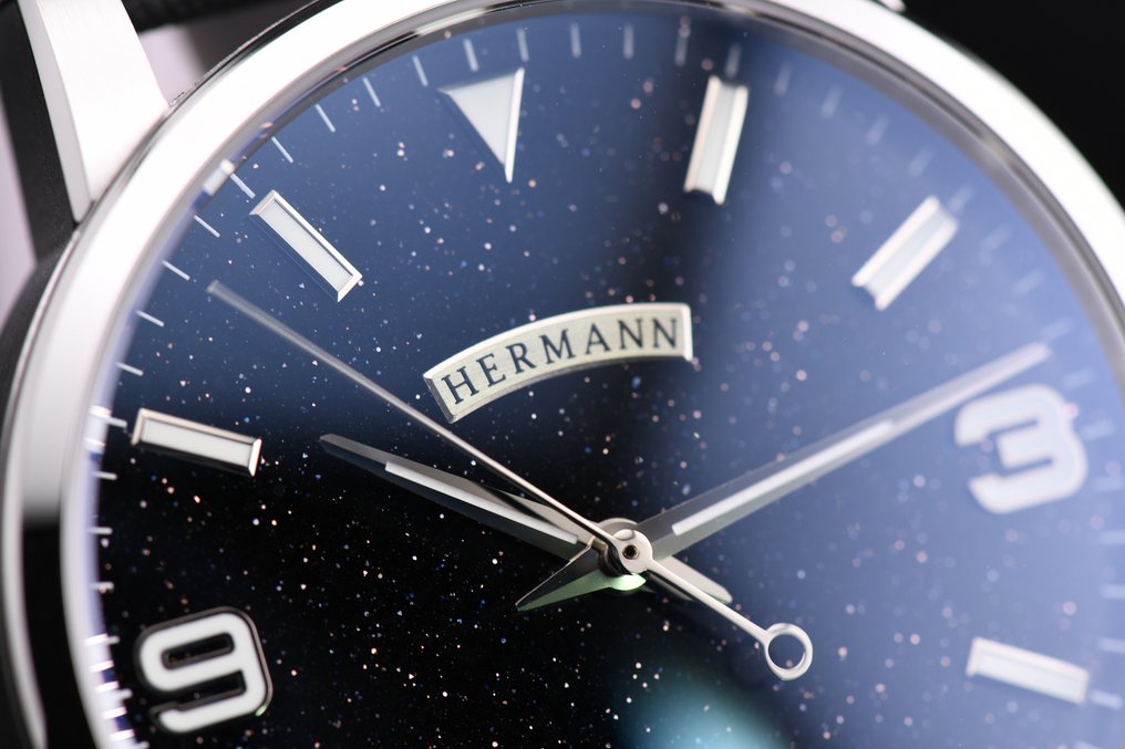 Hermann Stellar - Automatic Swiss Made - Aventurine Black - New Full set - Men - 2025 #1.0