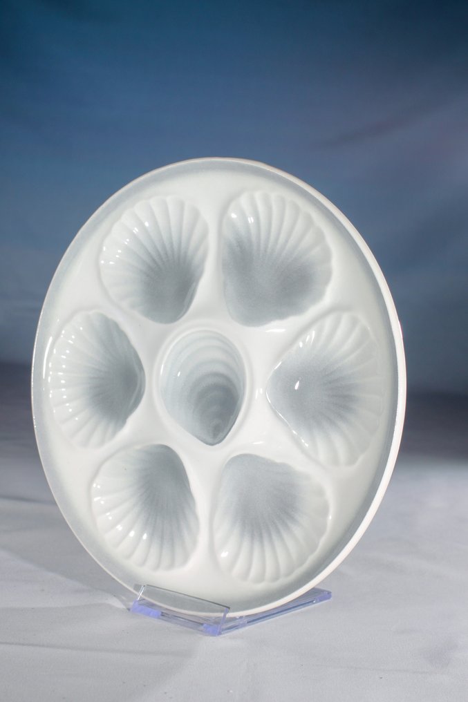 moulins des loups - Teller (6) - Keramik - Wunderschöne Austernborden #4.3