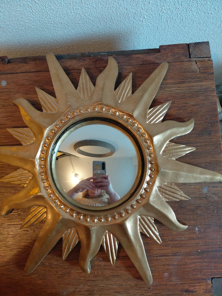 Mirror - Resin - Vintage convex #4.3