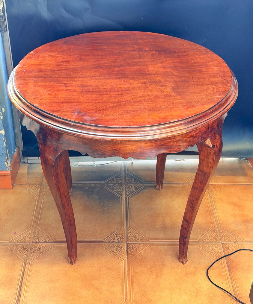 Table d'appoint - Ronde - Acajou #2.1