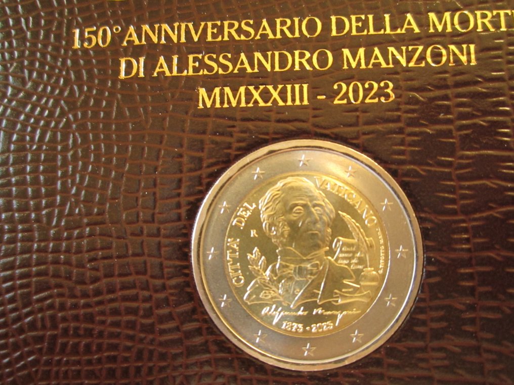 Βατικάνο. 2 Euro 2023 "Perugino" + "Manzoni" (2 monete) (χωρίς τιμή ασφαλείας) #4.3