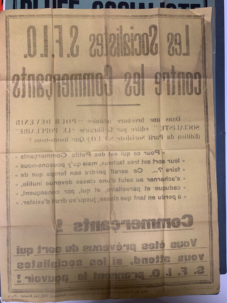 Anonymous - Lot de 3 affiches politiques années 30, socialisme, communisme #3.2