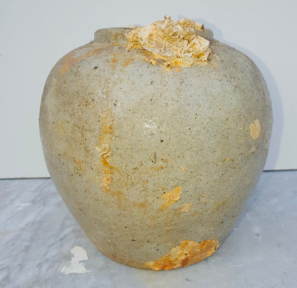 Tarro de jengibre - Gres - China - siglo XX #1.0