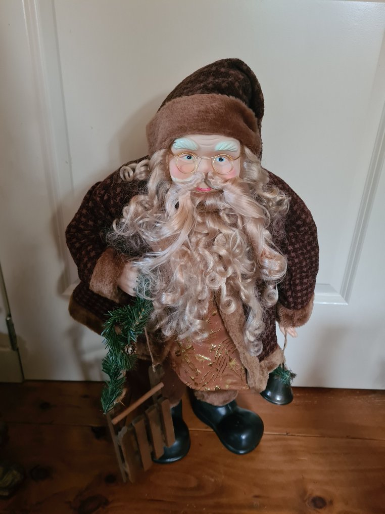 聖誕裝飾品 (4) - 紡織品 - 复古圣诞老人 #1.0