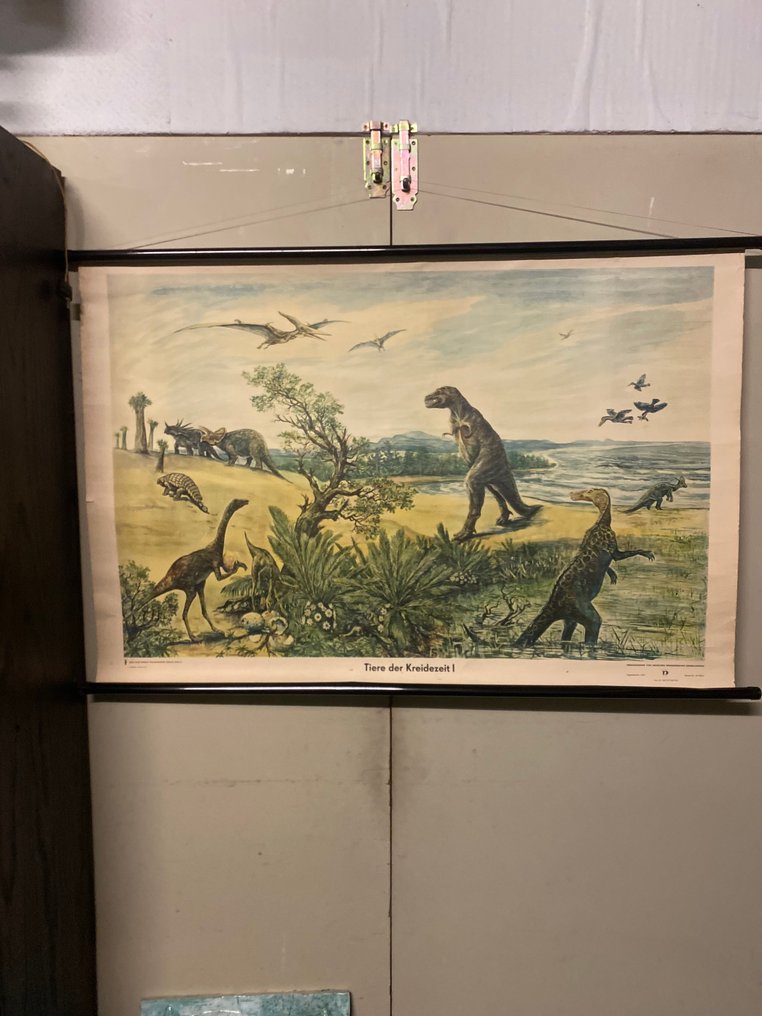 Δεινόσαυρος περίοδος του Κρητιδικού. - Σχολικός χάρτης - Δεν υπάρχει κείμενο προς μετάφραση. #1.0