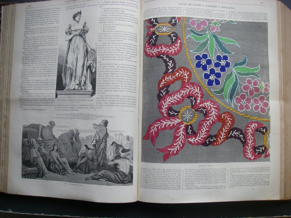 Volledige jaargang, 2 wekelijks magazine 1861 - L'Illustrateur Des Dames année 1861 - 1861 #4.3