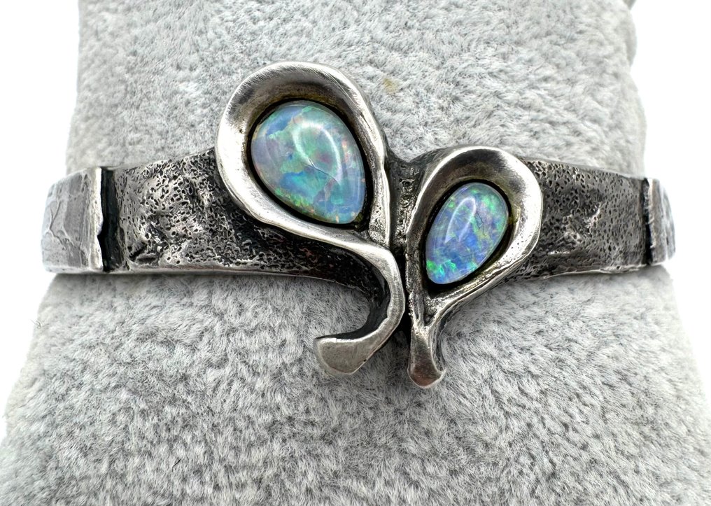 Zonder minimumprijs - Armband Zilver Opaal #1.0