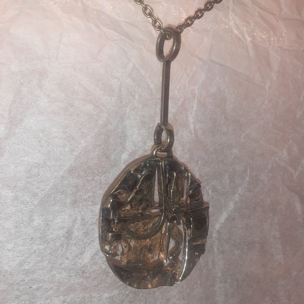 Zonder minimumprijs - Jorma Laine - Ketting met hanger - Brutalist Brons - Jorma Laine Brutalist #4.3