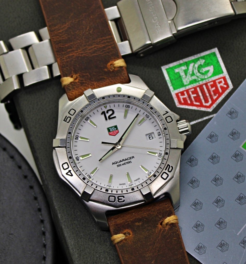 TAG Heuer - Aquaracer - No reserve price - WAF1111 Swiss White Watch - Men - 2000-2010 #1.0