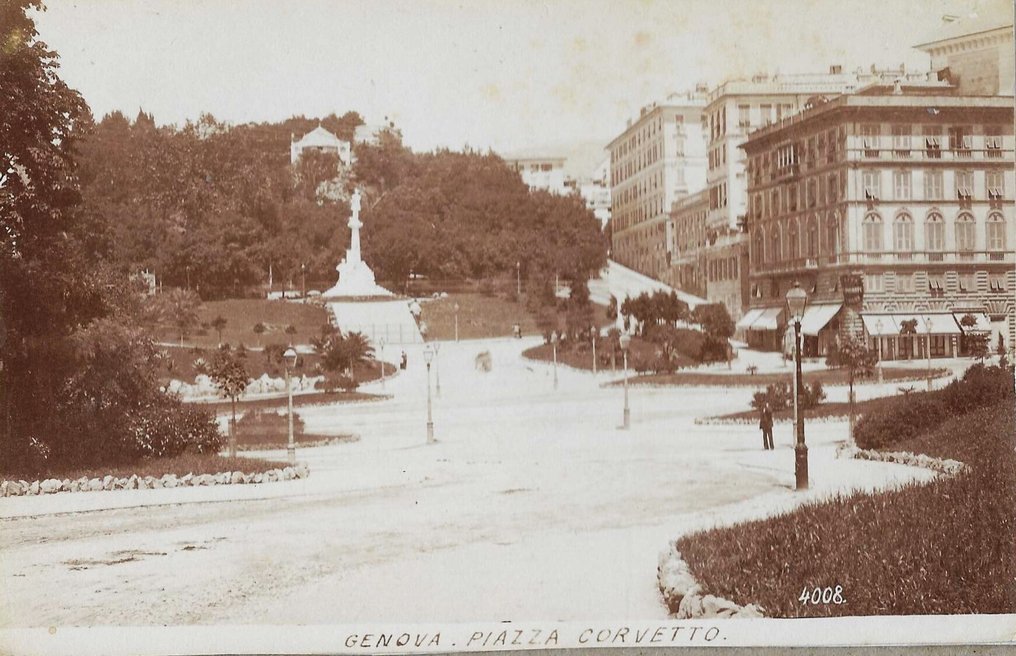 Alfred Noack (1833-1895) - Genova : 4 albumine #2.1