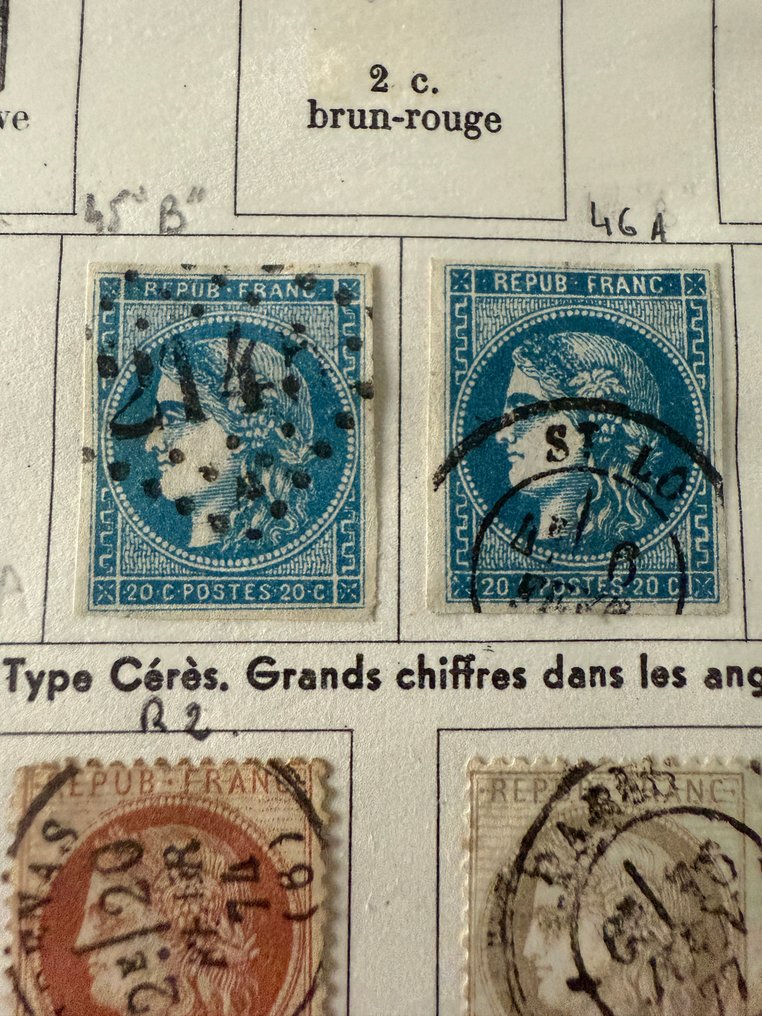 Frankrijk - Yvert 36/106 'Classiques' en oblitérés (+ onder andere Bordeaux, volledige zegels) - waarde + 3000 #2.1