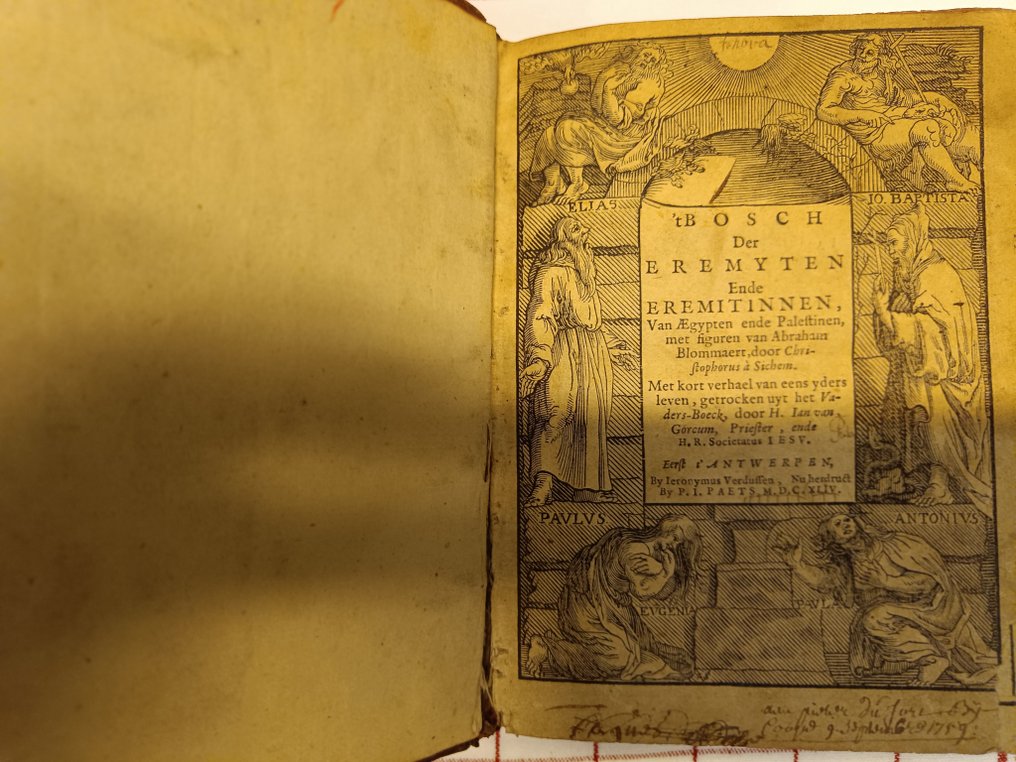 Abraham Bloemaert / Christophorus a Schoen - 't Bosch der Eremyten ende Eremitinnen - 1644 #3.2