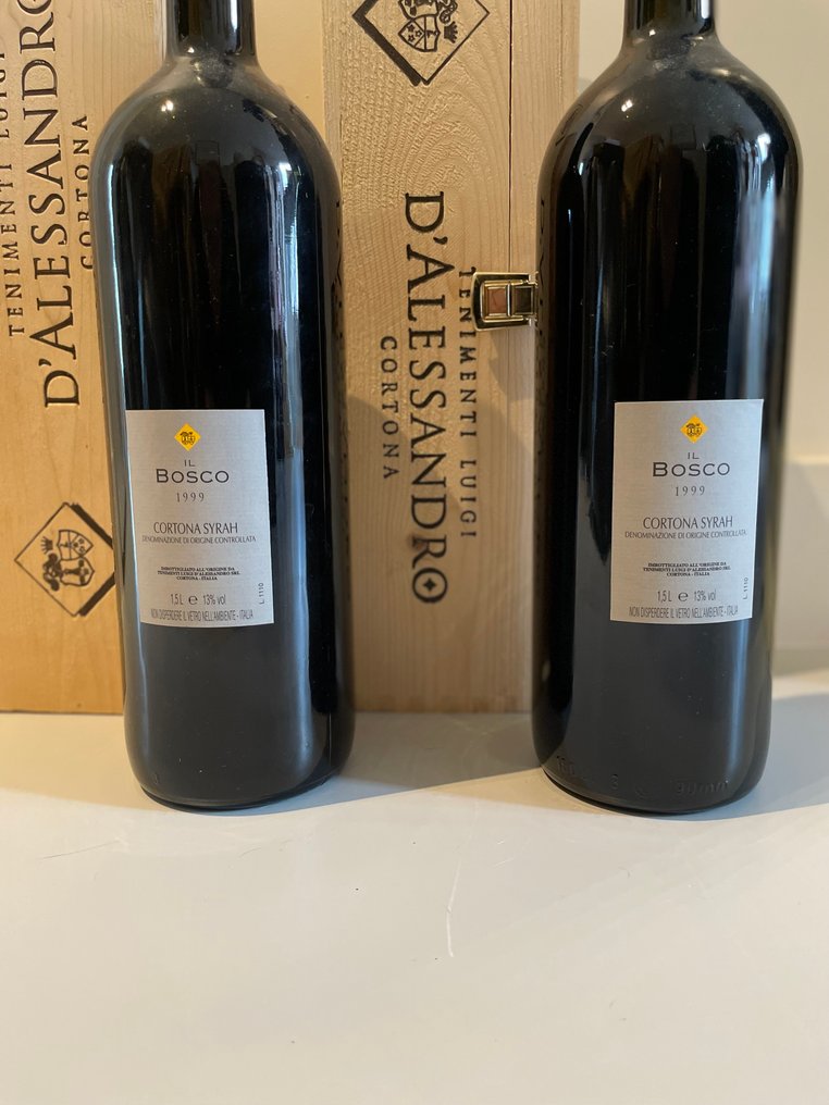 1999 Tenimenti Luigi D'Alessandro, Il Bosco - Cortona - 2 Magnums (1.5L) #1.0