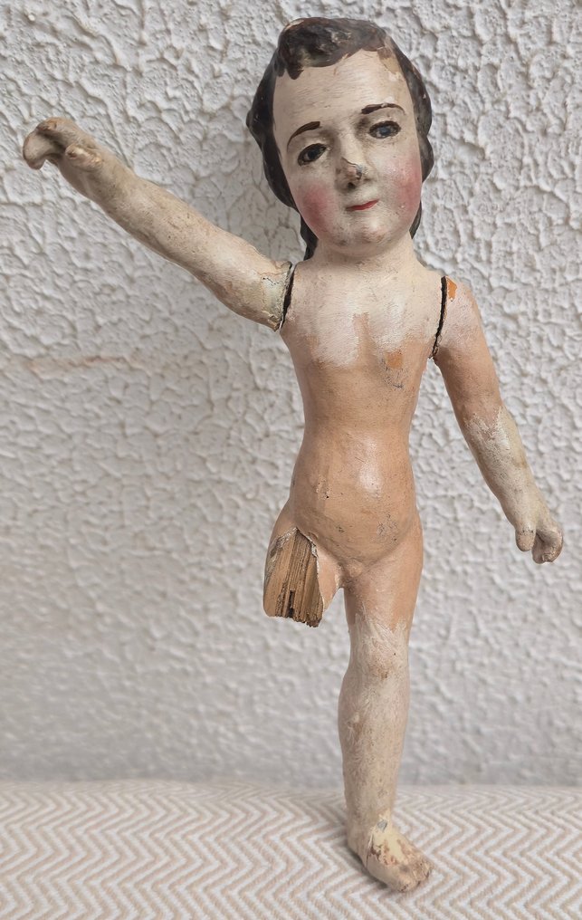 Γλυπτό - Παιδί Ιησούς - περίπου 16 εκ. - Ξύλο - 1800-1850 #3.2