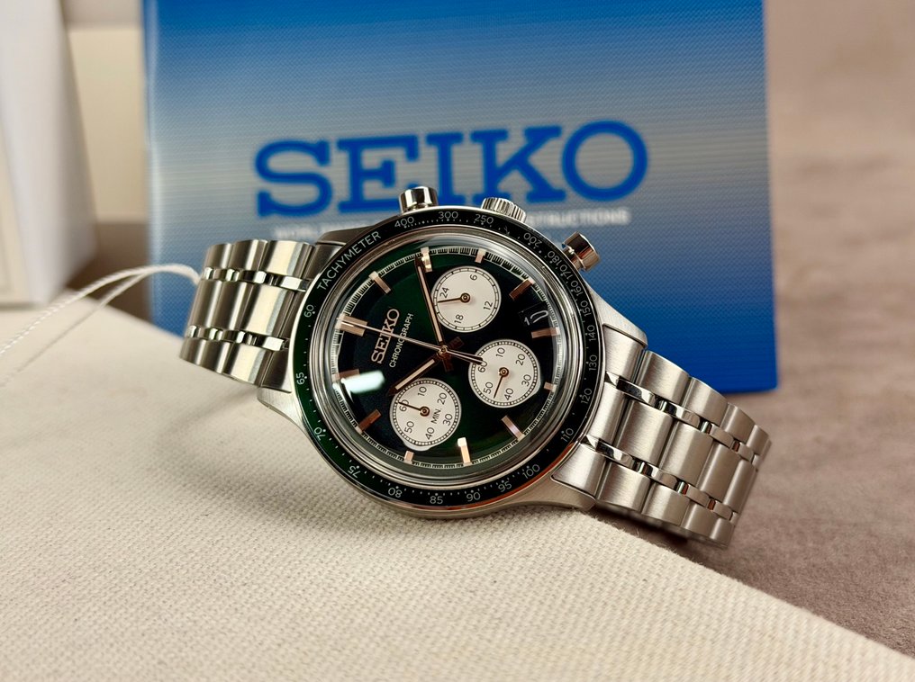 Seiko - Chronograph Date Green - SSB481P1 - Bărbați - 2020+ #3.2