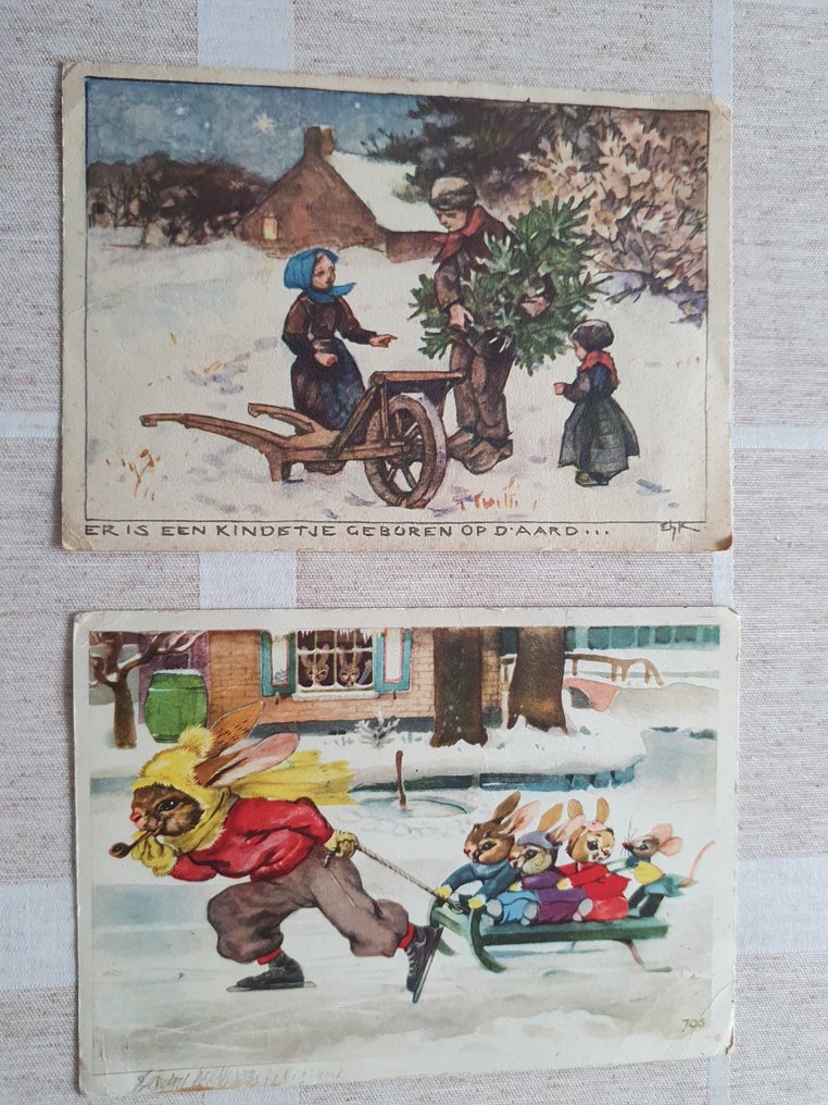 荷兰和多个国家 - 聖誕, 幻想, 孩子们 - 多样的 - 明信片 (140) - 1920-1999 #4.3