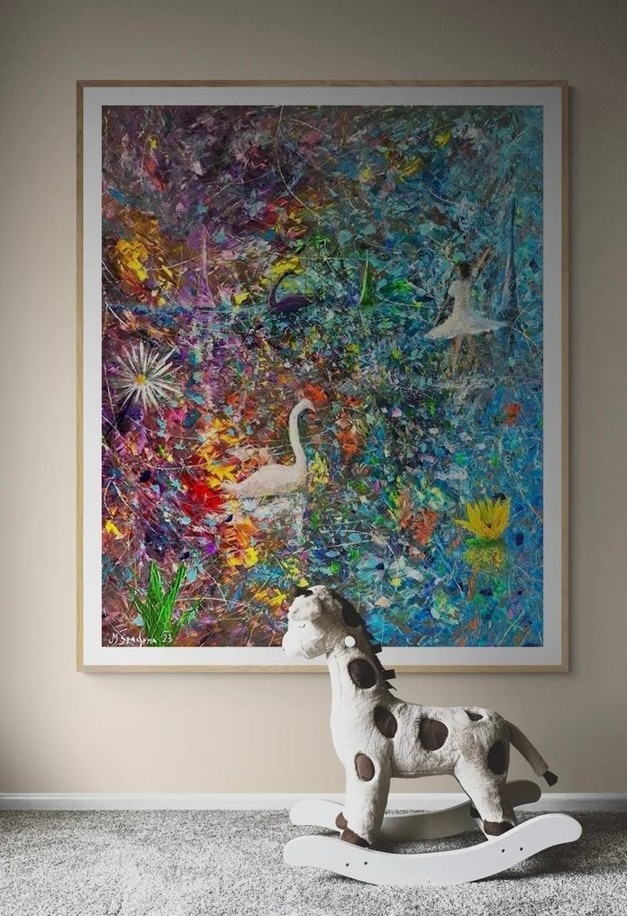 Miroslav Spadrna (pintorcheco) - El lago de los cisnes (Swan Lake)XXL #2.1