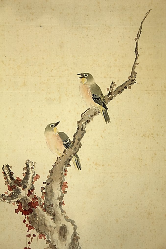 Kacho-ga 花鳥 - With signature and seal by artist - 日本  (没有保留价) #1.0