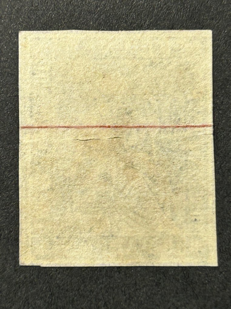 Svájc 1856/1857 - Svájc – Ülő Helvetia („Strubel”), 10 Rappen Kék, SBK 23E - SBK No. 23E #2.1